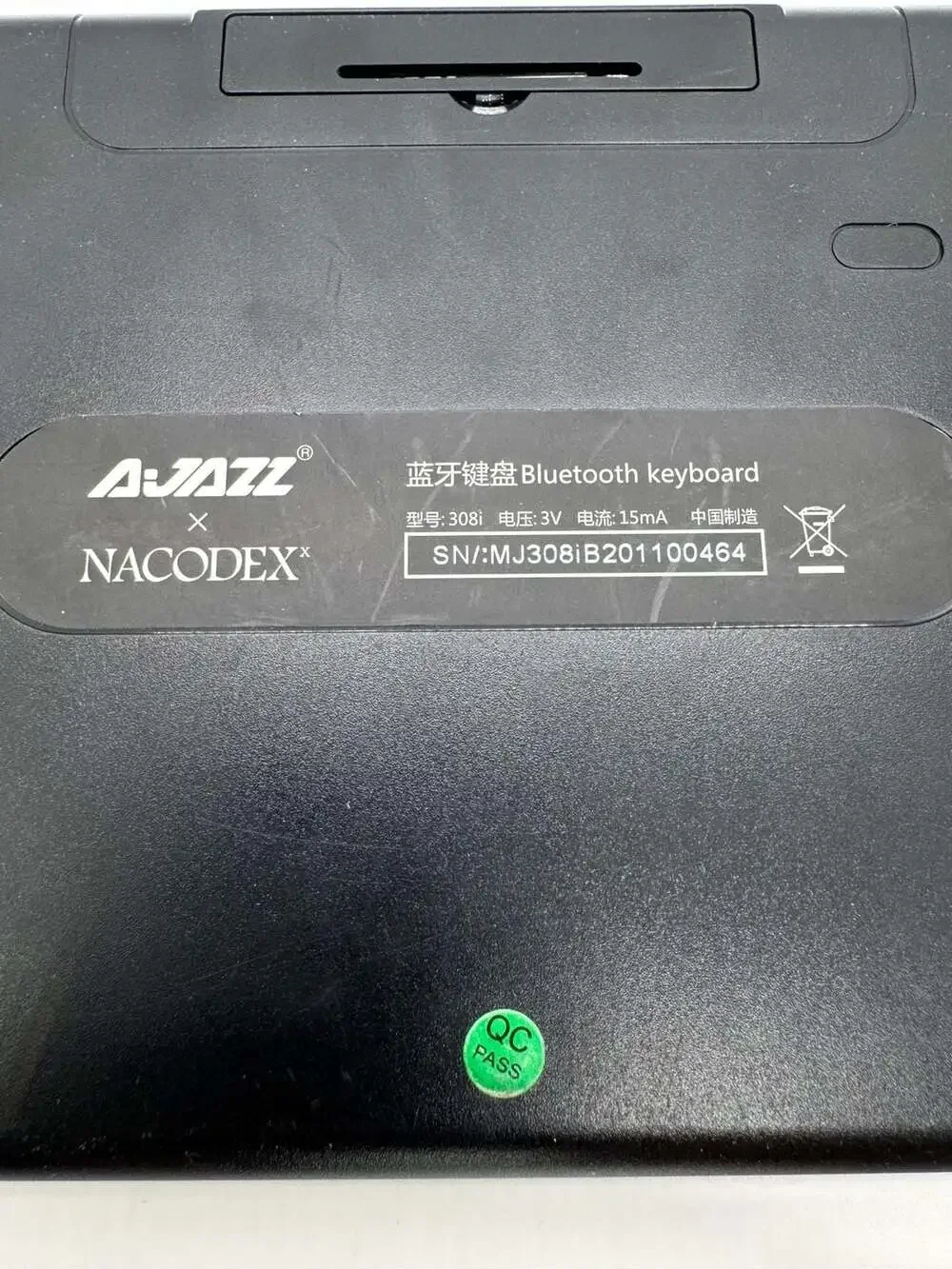 AJAZZ x NACODEX 308i Retro Bluetooth Wireless Typewriter Keyboard